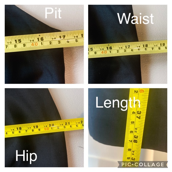 Carlisle 100% Silk Black Sheath Dress w Tortoise Shell Accents on strap size 10 - Picture 16 of 16